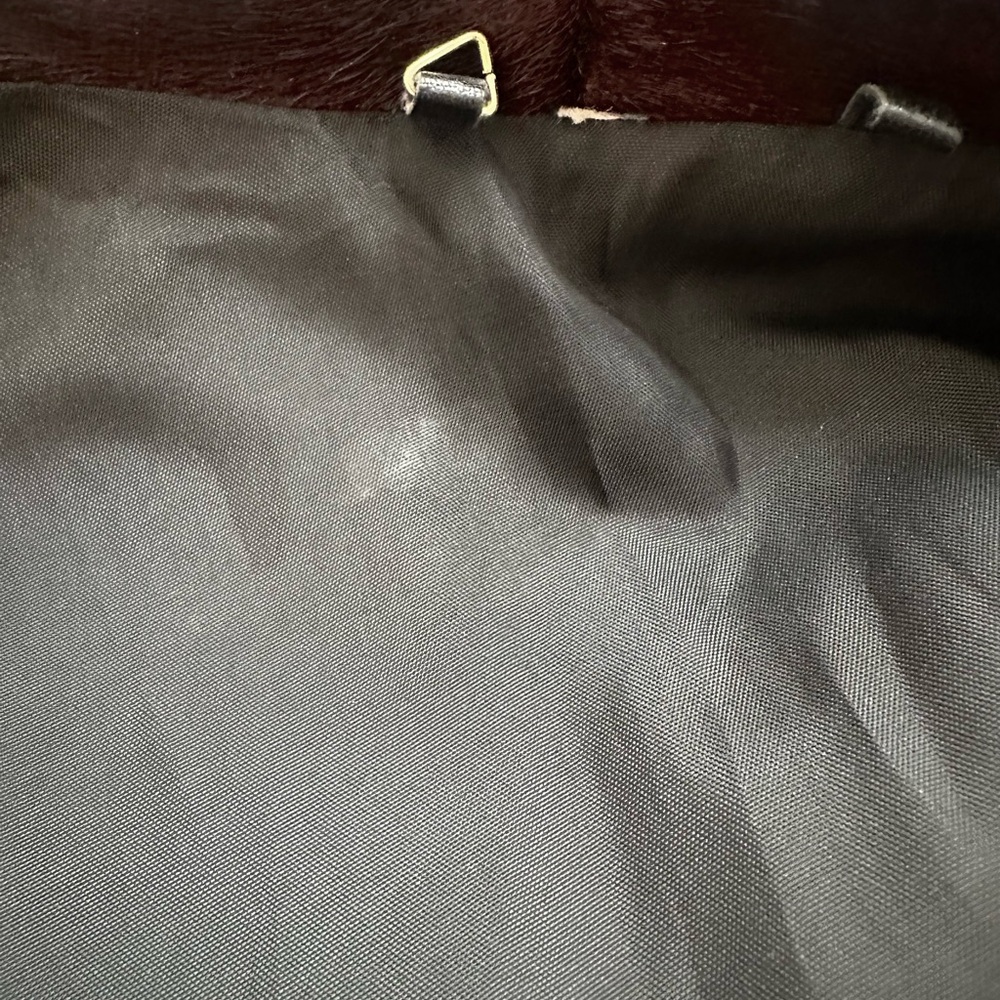 Pony Hair Horse hide Amazing Elegant Brown Leather Women's Coat - Picture 7 of 13